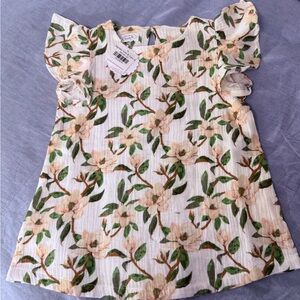 New with Tags Mud Pie Magnolia Blossoms Print Tunic - FIRM PRICE